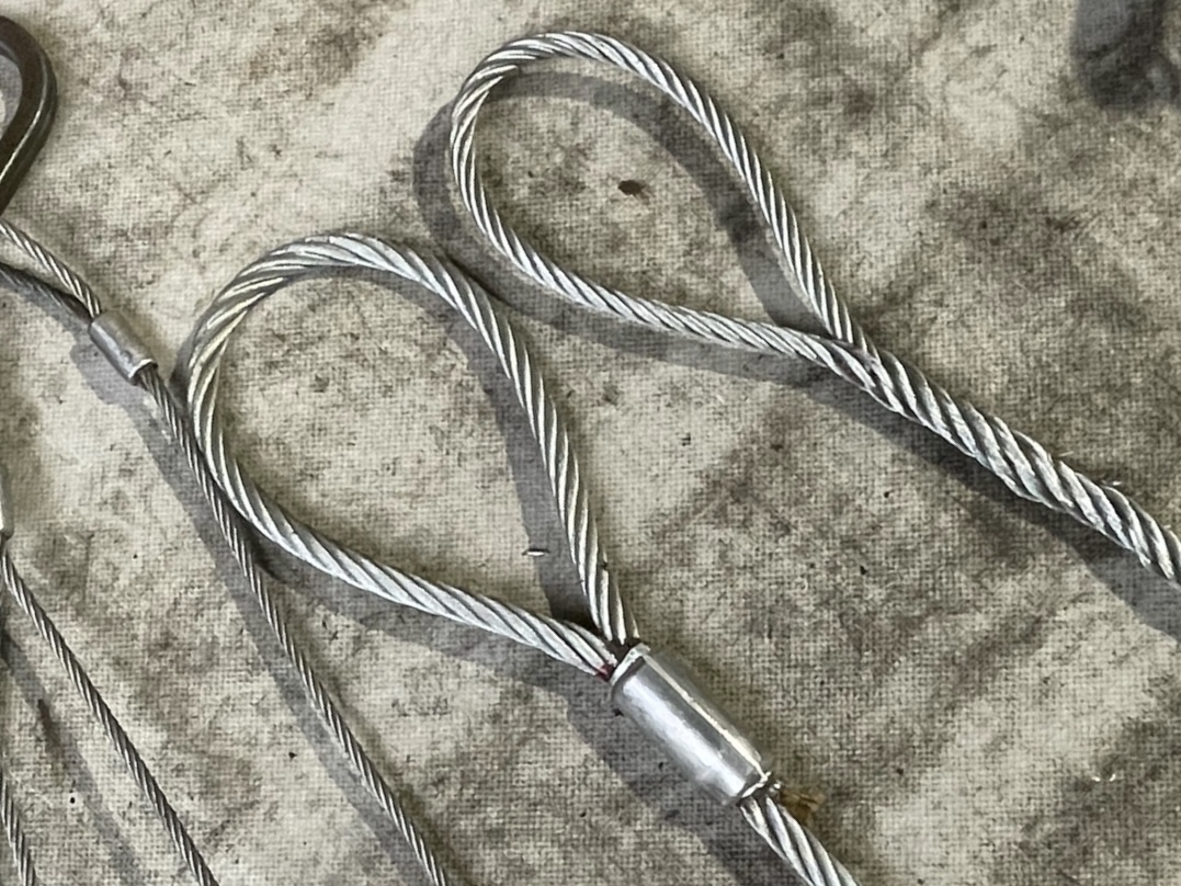 ワイヤーロープの端末加工例